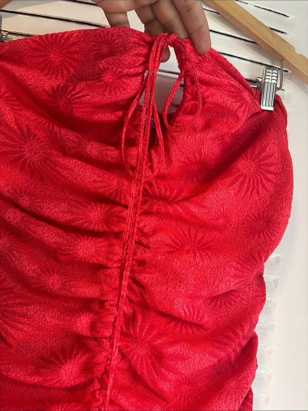 ❤️ Zara Ruched Strapless Mini Dress NWT | Size - Picture 5 of 15